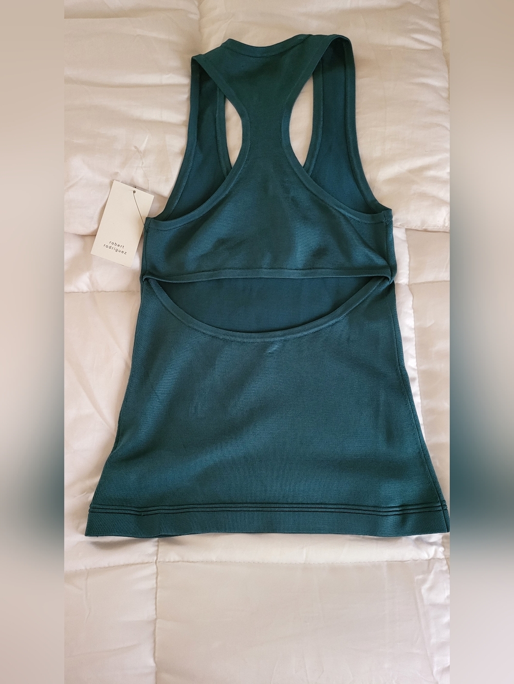 Robert Rodriguez collection top and skirt teal sz S - Picture 9 of 13